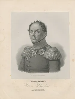 Alexeyev Prints: Portrait of General Ilya Ivanovich Alexeyev (1772-1830)