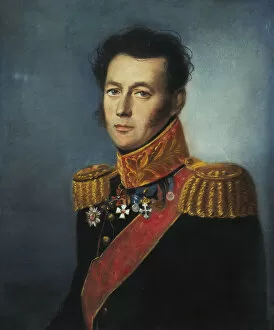 Portrait of General Ivan Skobelev (1778-1849), 1826. Artist: Bardou, Karl Wilhelm (1750s-after 1842)