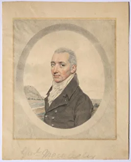 Watercolour And Graphite Prints: Portrait of General Keith MacAlister, c