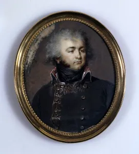 Ivoirerie Prints: Portrait of General Kleber, c1798. Creator: Jean Urbain Guérin
