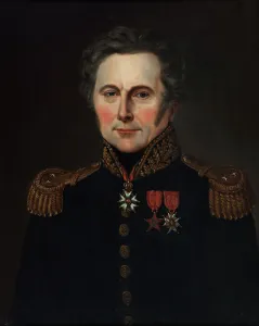 Victor Marie Hugo Prints: Portrait of General Louis Hugo (1777-1843). Creator: Unknown