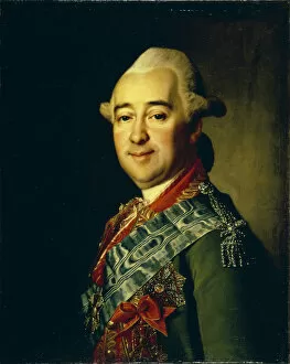 Dmitri Grigorievich 1735 1822 Gallery: Portrait of General Mikhail Krechetnikov (1729-1793), 1770s. Artist: Levitsky