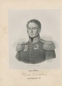 Olsufyev Prints: Portrait of General Nikolai Dmitriyevich Olsufyev (1779-1817)