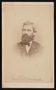 Portrait of General Oliver Otis Howard (1830-1909), 1860s. Creator: John Goldin