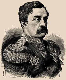 Matyushin Prints: Portrait of General Prince Alexei Ivanovich Shakhovskoy (1821-1900), 1878