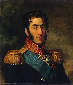 Bagration Prints: Portrait of General Pyotr Bagration (1765-1812), c1825. Creator: George Dawe