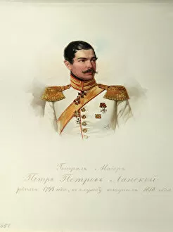 Portrait of General Pyotr Petrovich Lanskoy (1799-1877) (From the Album of the Imperial Horse Guards), 1846-1849