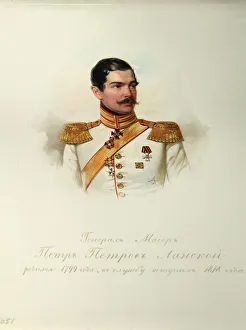 Vladimir Ivanovich 1816 1895 Prints: Portrait of General Pyotr Petrovich Lanskoy (1799-1877) (From the Album of the Imperial Horse Guards)