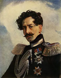 Brullov Gallery: Portrait of General Vasili Alexeyevich Perovsky, 1836, (1965). Creator: Karl Briullov