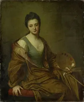 Art Equipment Prints: Portrait of Genevieve Blanchot as Allegory of Painting