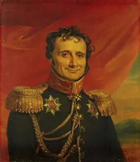 Strategy Prints: Portrait of Genrikh V. (Antoine-Henri) Jomini (1779-1869)