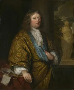 Dressing Gown Prints: Portrait of a Gentleman, 1680. Creator: Gaspar Netscher