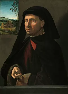 Merchant Gallery: Portrait of a Gentleman, c. 1505. Creator: Ridolfo Ghirlandaio