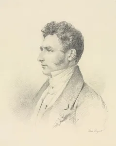 Portrait of a Gentleman, c. 1835. Creator: Leon Cogniet (French, 1794-1880)