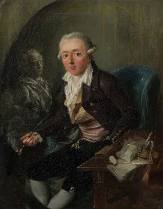 Martin Elias Prints: Portrait of a Gentleman, c18th century. Creator: Elias Martin