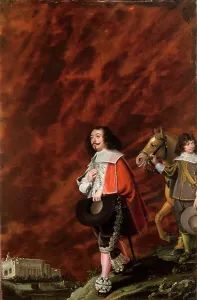 Mid 17th Century Prints: Portrait of a gentleman in Italy, 1630. Artist: Wolfgang Heimbach
