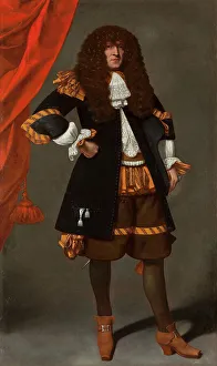 Coiffure Prints: Portrait of a gentleman with a wig. Creator: Ceresa, Carlo (1609-1679)