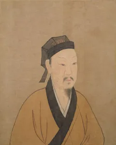 Ink And Colours On Silk Prints: Portrait of a Gentleman, Yuan dynasty (1260-1368) or Ming dynasty (1368-1644)