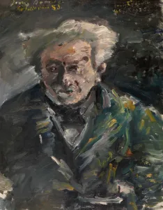 Portrait of Georg Brandes (1842-1927). Artist: Corinth, Lovis (1858-1925) Portrait of Georg Brandes (1842-1927). Artist: Corinth, Lovis (1858-1925)