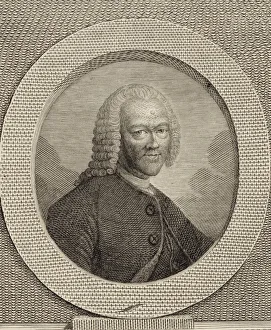 Portrait of Georg Philipp Telemann (1681-1767). Creator: Anonymous