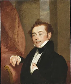 E Du Louvre Prints: Portrait of George Brown, father of the painter John Lewis-Brown, 1825