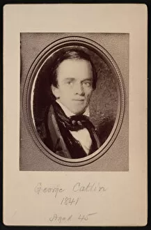 Portrait of George Catlin (1796-1872), 1841. Creator: Unknown