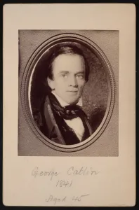 Portrait of George Catlin (1796-1872), 1841. Creator: Unknown Portrait of George Catlin (1796-1872), 1841. Creator: Unknown