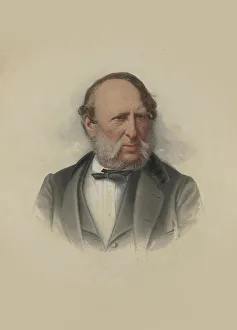 Cruikshank Prints: Portrait of George Cruikshank (1792-1878), c. 1875. Creator: Anonymous