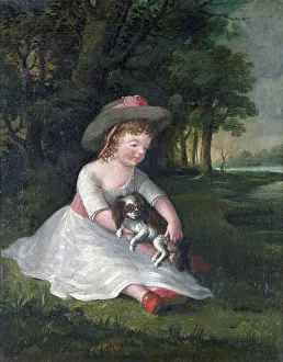 George Morland Prints: Portrait of George Dawe as a child, c1784. Creator: George Morland