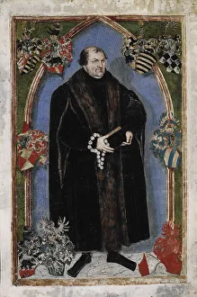 Portrait of George III, Prince of Anhalt-Dessau (1507-1553), 1553. Artist: Cranach, Lucas, the Younger (1515-1586)