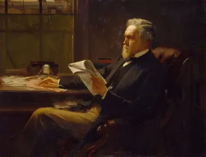 Portrait of George Jacob Holyoake (1817-1906). Creator: William Holyoake Portrait of George Jacob Holyoake (1817-1906). Creator: William Holyoake