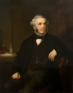 Birmingham Museums Trust Collection: Portrait of George Richards Elkington (1800-1865), 1865. Creator: Samuel West