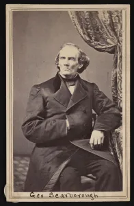 Noel Prints: Portrait of George Scarborough, 1862-1863. Creator: Addis & Noel