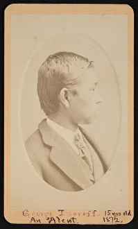 Portrait of George Tsaroff (1858-1880), November 1872. Creator: Selleck & Fisher Portrait of George Tsaroff (1858-1880), November 1872. Creator: Selleck & Fisher