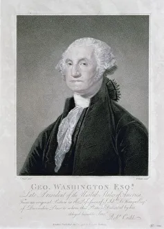 Independence Prints: Portrait of George Washington, 1798 Artist: William Nutter
