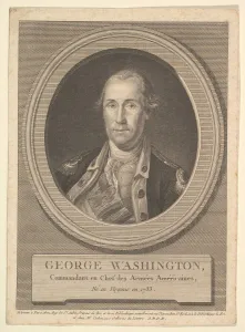 Charles Nicolas Cochin Ii Collection: Portrait of George Washington, August 1836. Creator: Augustin de Saint-Aubin