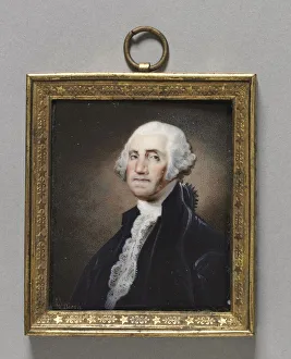 18th 19th Century Prints: Portrait of George Washington, c