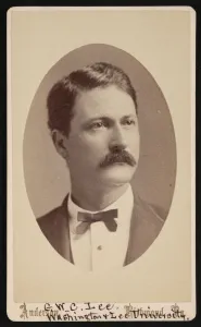 Anderson Collection: Portrait of George Washington Custis Lee (1832-1913), 1876. Creator: David H. Anderson