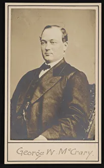 Portrait of George Washington McCrary (1835-1890), Before 1875. Creator: Unknown Portrait of George Washington McCrary (1835-1890), Before 1875. Creator: Unknown