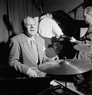 Recording Studio Prints: Portrait of George Wettling, Museum of Modern Music program