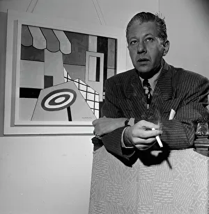 Portrait of George Wettling, New York, N.Y. 1946. Creator: William Paul Gottlieb