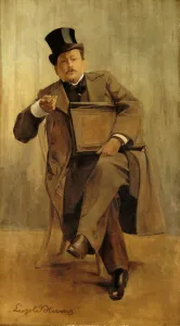 Stevens Prints: Portrait of Georges Courteline (1858-1929), c. 1898. Creator: Stevens