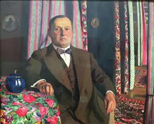 Felix Prints: Portrait of Georges Haasen, 1913. Creator: Felix Vallotton