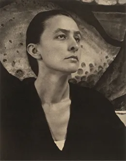 Stieglitz Prints: Portrait of Georgia O Keeffe (1887-1986), 1918