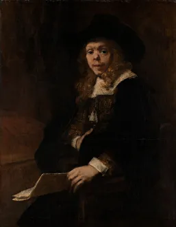 Gerard De Prints: Portrait of Gerard de Lairesse, 1665-67. Creator: Rembrandt Harmensz van Rijn