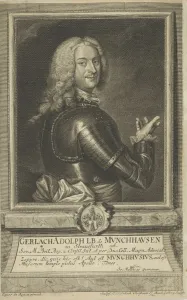 Portrait of Gerlach Adolph von Münchhausen (1688-1770), 1738. Creator: Fritzsch
