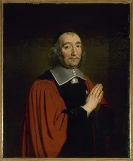 Canvasmaterial Prints: Portrait of Germain Pietre, Paris city prosecutor (1641-1654)