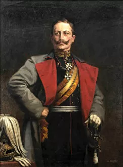 Prussia Gallery: Portrait of German Emperor Wilhelm II (1859-1941), King of Prussia, 1900s-1910s