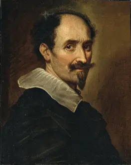 Giovanni Lorenzo Bernini Prints: Portrait of Gian Lorenzo Bernini, c1640. Creator: Anonymous