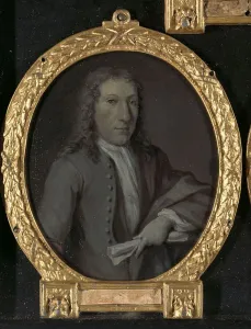Copper Metal Prints: Portrait of Gijsbert Tijssens (1693-1732)